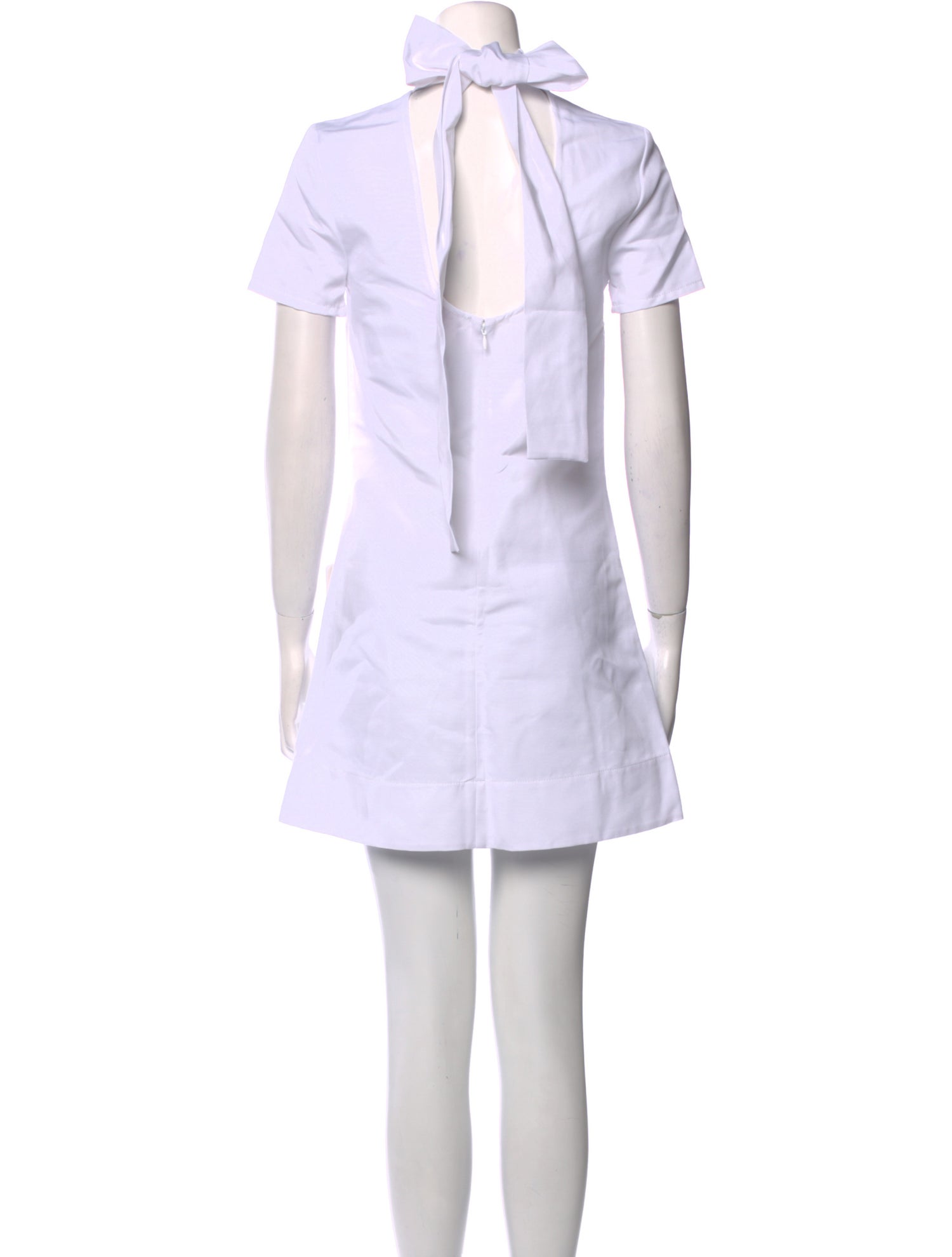 Staud Mock Neck Mini Dress